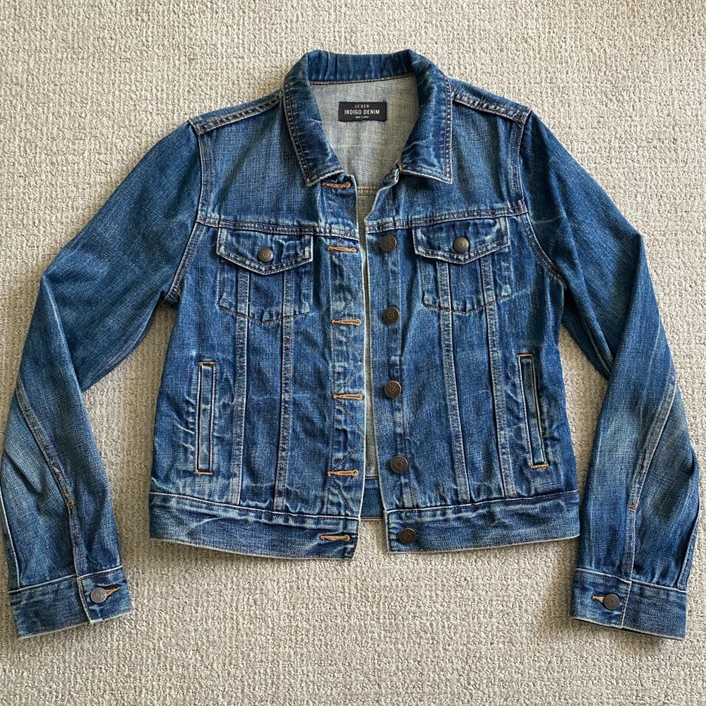 J. Crew Indigo Denim Jean Jacket